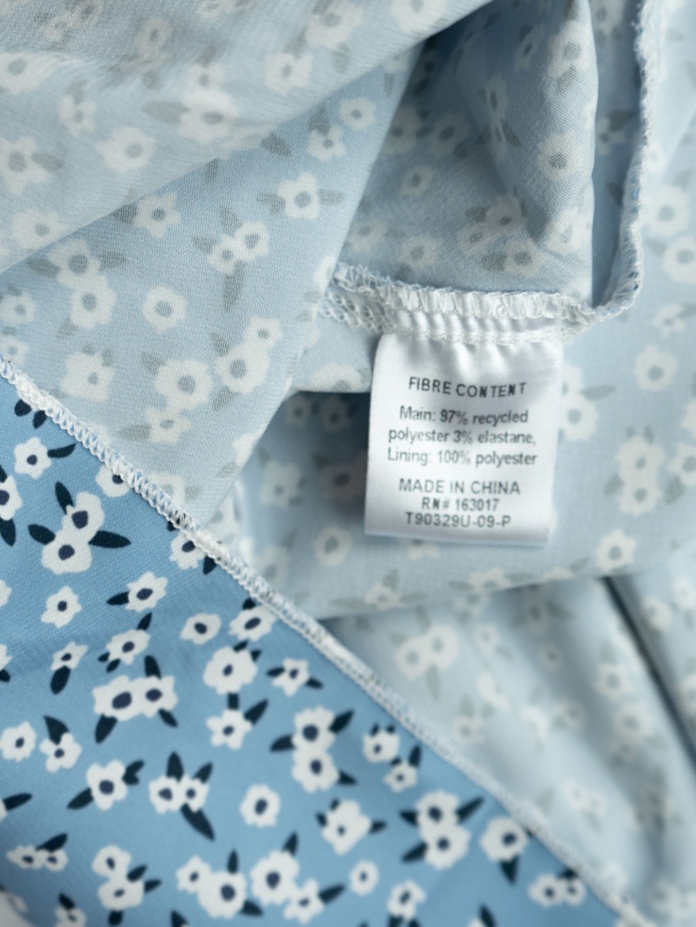 Princess Polly Blue Floral Mini Dress - Size 10 - Picture 9 of 13